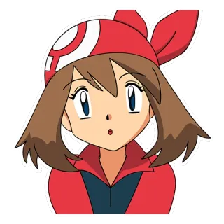 😮 75fdcc04 May Pokemon покемон, аниме, мультфильм, май, персонаж whatsapp sticker