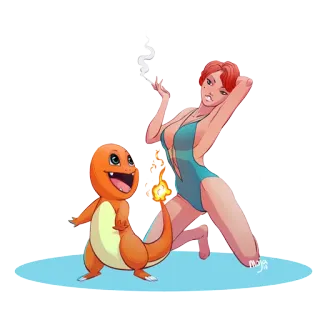 Girls&Pokemon (@stickerssave) telegram stickers