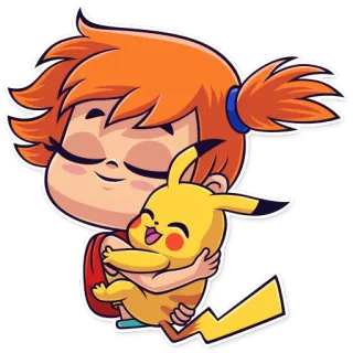 🤗 a9e84430 Misty Pokemon Pokémon, Misty, Pikachu, Kartun, Anime, Stiker telegram sticker