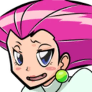 🥴 3dd4ec8a Jessie Pokemon Jessie, Pokemon, Team Rocket, anime, cartoon, female telegram sticker