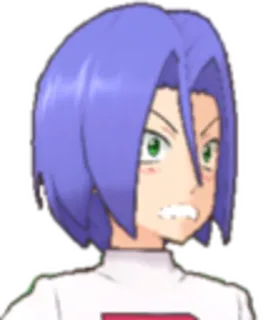 😳 ae3aa803 James Pokemon James, Pokemon, anime, Team Rocket, villain telegram sticker