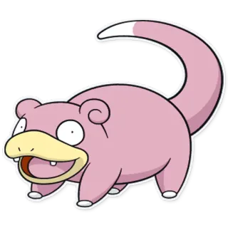 😮 0d726e36 Slowpoke Pokemon pokemon, Flegmon, Tier, Cartoon telegram sticker