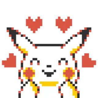 Pokémon Pixel Art, Part 1 telegram stickers