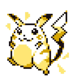 😊 915875a1 Pikachu Pikachu, Pokémon, gelb, elektrisch, Anime, Cartoon, Spiel telegram sticker
