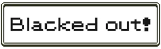 😵 b80bb5fb Blacked out! geschwärzt, Pixelkunst, Text, weißer Hintergrund, Retro, Meme telegram sticker