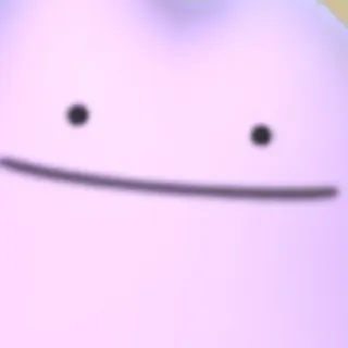 😑 1cb78d48 Ditto pokemon, ditto, dễ thương, nhãn dán telegram sticker