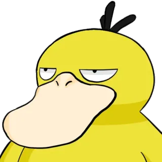 😒 00868052 Psyduck Pokemon pokemon, psyduck, duck, yellow telegram sticker