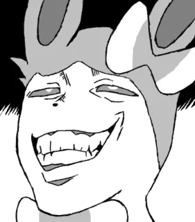 😁 00970a16 Sylveon pokemon, sylveon, funny, meme, parody telegram sticker