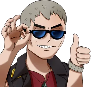 😁 5d2af6a9 sunglasses, thumbs up, cool, confidence, positive, attitude telegram sticker