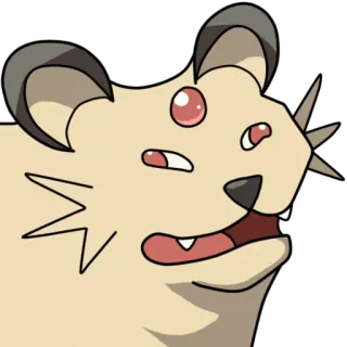 😺 cbd5c147 Watchog Pokémon pokemon, miradar, créature, dessin animé telegram sticker