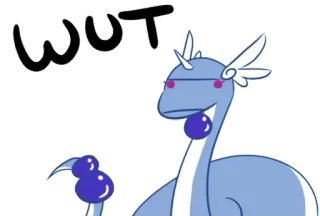 ❓ f6f4c934 WUT pokemon, draco, quoi, drôle telegram sticker