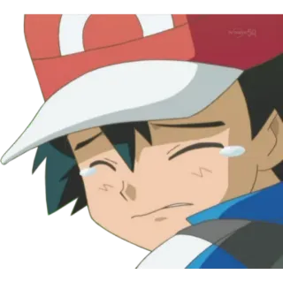 🤎 36427257 Ash Ketchum Pokemon pokemon, anime, ash ketchum, huilen whatsapp sticker