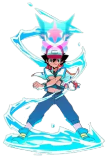 ❤️ 8ebce11e Ash Ketchum Pokemon pokemon, anime, personage, ash ketchum, cartoon whatsapp sticker