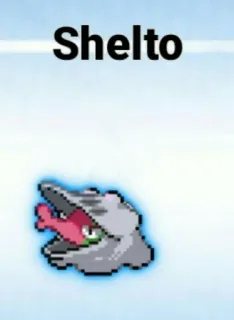 🆘 84ee045d Shelto เชลโต, โปเกมอน, เปลือกหอย, การ์ตูน, เกม telegram sticker