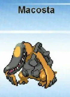 🆘 888b7660 Macosta สัตว์ประหลาด, สัตว์, สีเหลือง, สีเทา telegram sticker