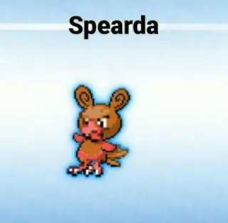 🆘 acd3d885 Spearda โปเกมอน, การ์ตูน, สัตว์ประหลาด, สิ่งมีชีวิต, พิกเซลอาร์ต telegram sticker