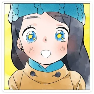 🤩 b6effecc 애니메이션, 만화, 귀여운, 여자, 캐릭터, 스티커, 카와이, 일러스트 telegram sticker