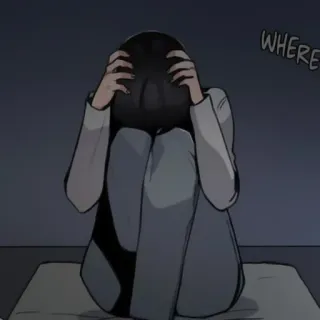 🐈‍⬛ 17d74f10 WHERE 絶望, 悲しみ, 不安, ストレス, メンタルヘルス telegram sticker