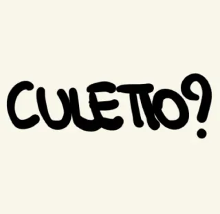 🍑 50796720 CULETTO? italienisch, Slang, vulgär telegram sticker