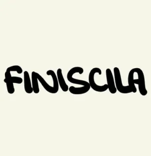 🛑 704fbd33 FINISCILA italienisch, text, wort, hör auf telegram sticker