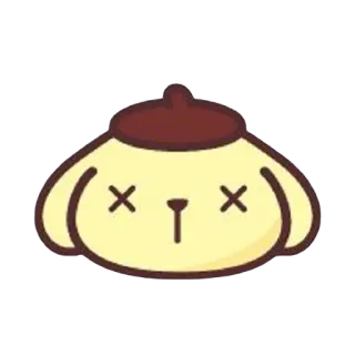 🍮 466055ea Pom Pom Purin Sanrio, dễ thương, chó, hoạt hình telegram sticker