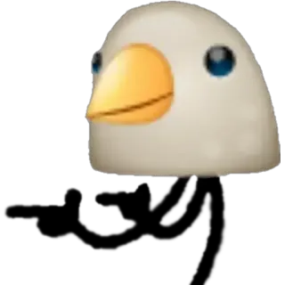 🐦 4470c849 Vogel, süß, Tier, Meme telegram sticker