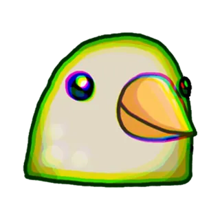 🐦 53d73909 Vogel, Tier, süß, gelb telegram sticker