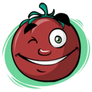 Crazy Tomato @StikerDi telegram stickers
