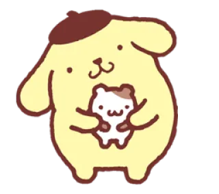 Pompompurin whatsapp stickers