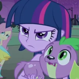 🌟 2812aed9 Twilight Sparkle My Little Pony пони, мультфильм, магия, дружба, блеск telegram sticker