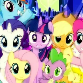 ❤️ 4c4e849e my little pony, дружба, мультфильм, милый, пони telegram sticker