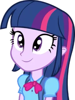 😊 26dcbc9c Twilight Sparkle My Little Pony cartoon, pony, friendship, animated, character telegram sticker