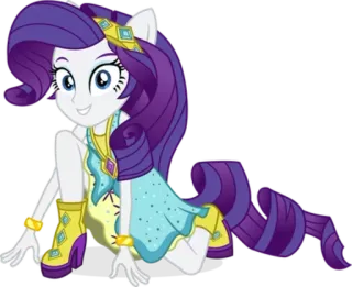 😁 2ae48a4d Rarity My Little Pony My Little Pony, Rarity, cartoon, pony, cute, animation telegram sticker