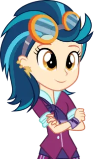 😊 4183529c Sonata Dusk My Little Pony Equestria Girls My Little Pony, Equestria Girls, cartoon, Sonata Dusk telegram sticker