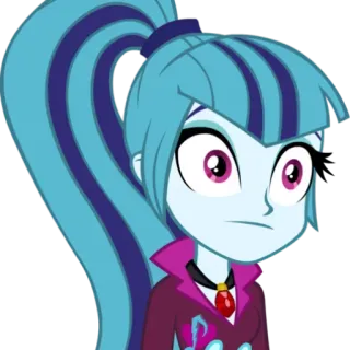 😳 5d5e9d3e Sonata Dusk My Little Pony: Equestria Girls cartoon, animated, character, Equestria Girls, My Little Pony telegram sticker