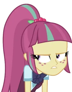 😒 96bc42be Sour Sweet My Little Pony: Equestria Girls My Little Pony, Sour Sweet, Equestria Girls, cartoon, character telegram sticker
