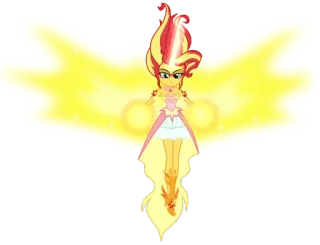 🤨 f7bde375 Sunset Shimmer My Little Pony: Equestria Girls sunset shimmer, equestria girls, magic, pony, cartoon, girl, animated telegram sticker