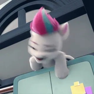 😏 2a68b20e Zipp Storm My Little Pony: A New Generation mlp, 我的小马驹, 齐普·斯特姆, 小马, 卡通, 动画, 可爱 telegram sticker