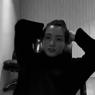 ☠ 6d2d4826 Jungkook kpop, 가수, 흑백, 남성, 아이돌 telegram sticker