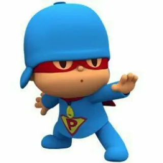 🤠 786f5884 Pocoyo Pocoyo, Kreskówka, Postać, Animacja, Program dla dzieci telegram sticker