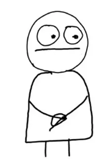 😐 5b1d5a25 bonhomme allumette, dessin, simple, personnage telegram sticker