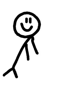 😐 eb53a218 bonhomme allumette, smiley, dessin animé, dessin telegram sticker