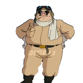 PORCO ROSSO🇬🇧@STIKERFORALL telegram stickers