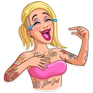 Diva Star Blow Job whatsapp stickers