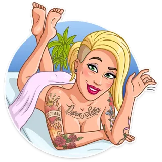 Pornstar telegram stickers