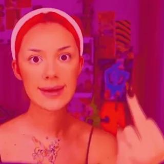 🖕 58881105 ngón giữa, xúc phạm, cử chỉ, vô lễ telegram sticker