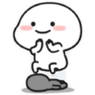 😤 c0f085d4 mono, dibujos animados, personaje, kawaii telegram sticker