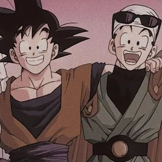 🔥 78c903f9 Goku Dragon Ball Goku, Dragon Ball, anime, teman, tersenyum telegram sticker