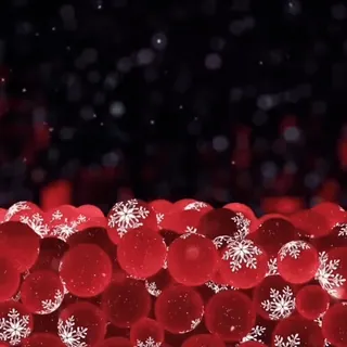 😁 596f923f ornaments, christmas, red, snowflakes, winter, decorations telegram sticker