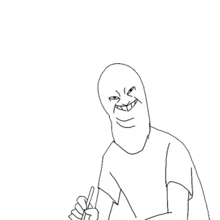 😁 f4ddd891 Meme, śmieszne, dziwne, kreskówka, rysunek, wyraz, przerażające, sztuka telegram sticker